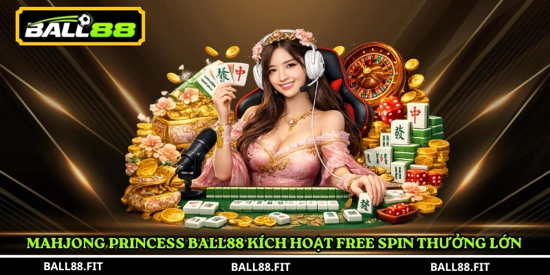 Mahjong Princess Ball88 kích hoạt Free Spin thưởng lớn 